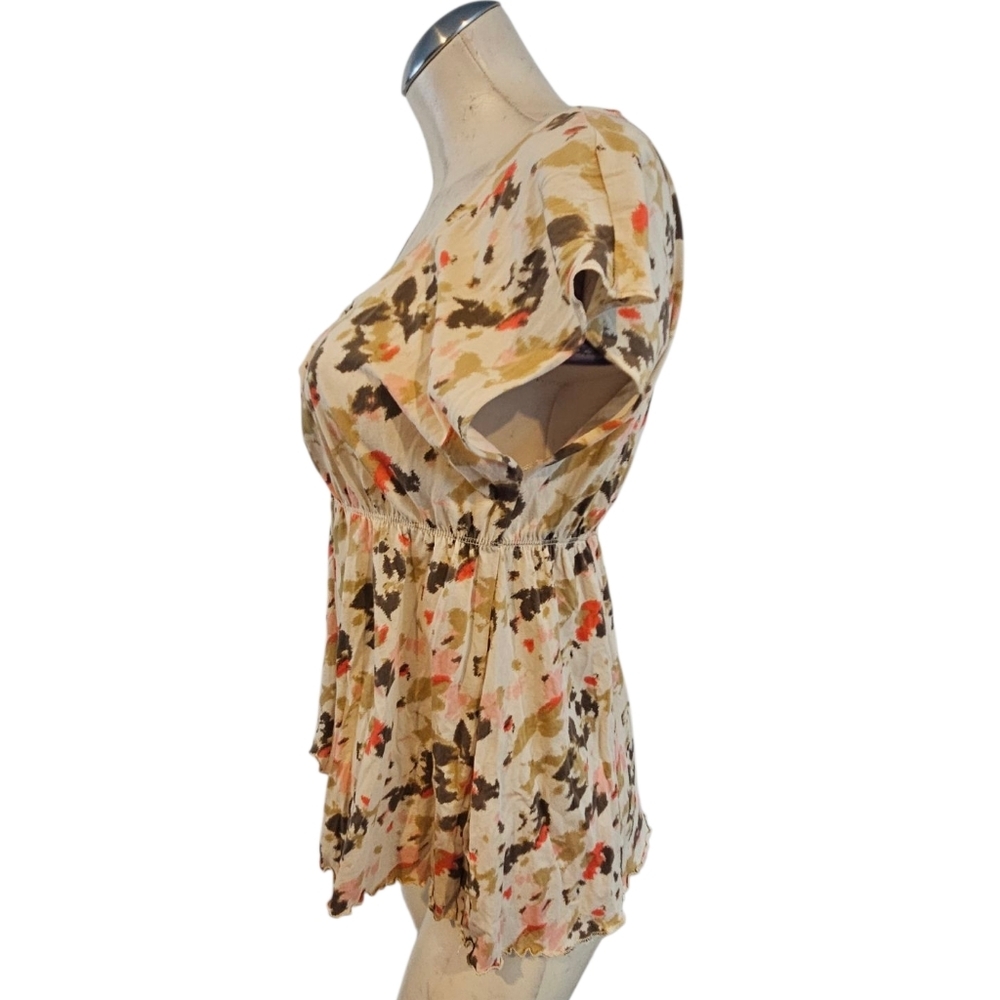 3/$25 Calvin Klein Size M Multicolor Floral Blouse - Picture 2 of 6